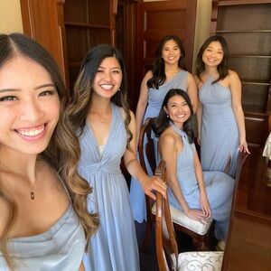 COPY - Azazie jaclyn dusty blue bridesmaid dress